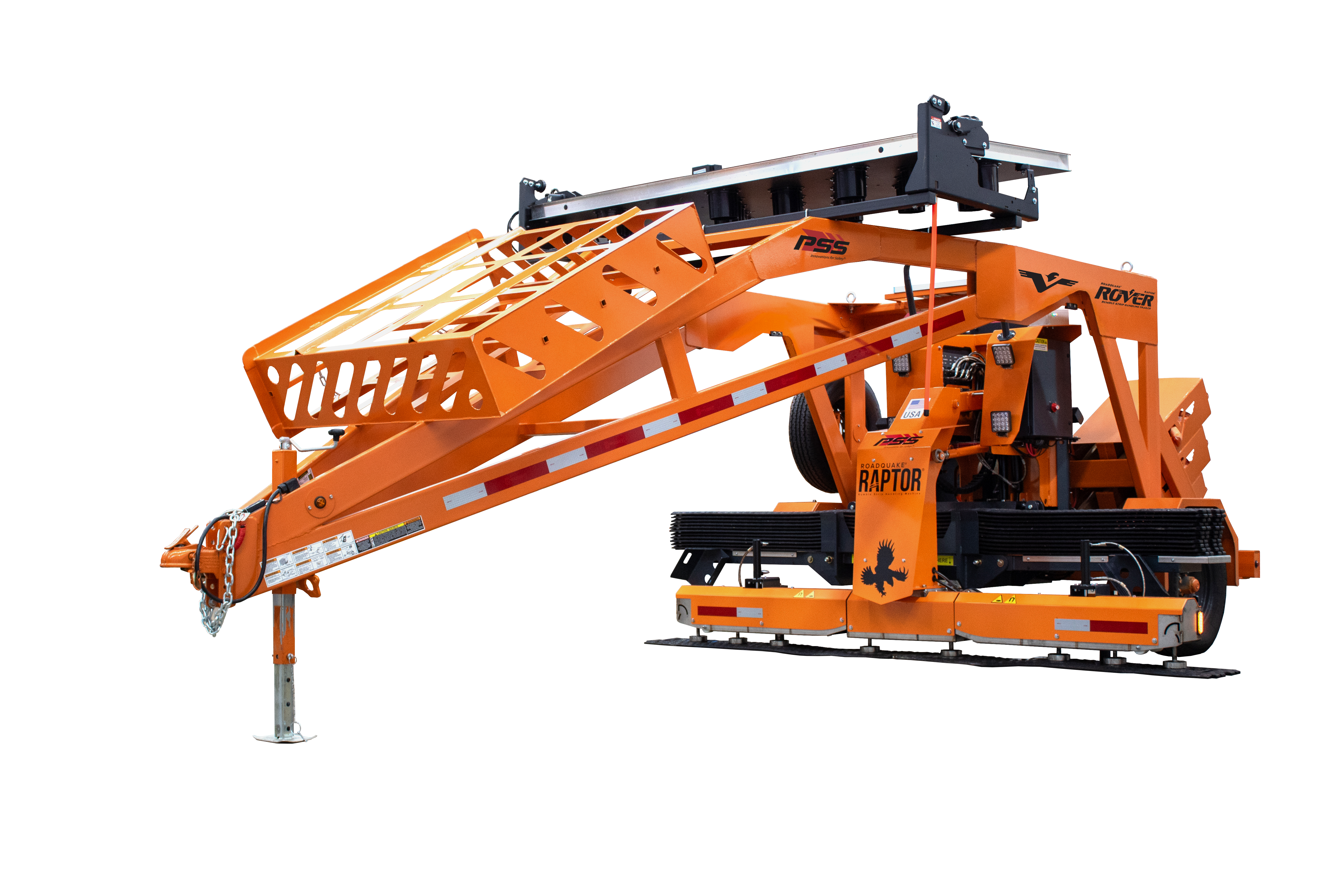 False ? Raptor Rover Rumble Strip Handling Trailer :
