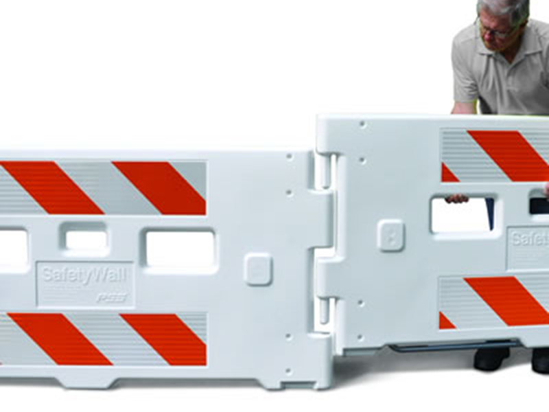 True?SafetyWall is an interlocking device:
